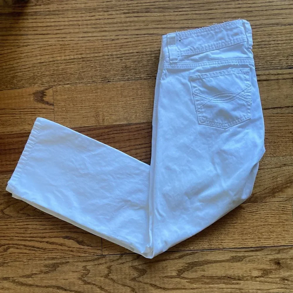 Abercrombie & Fitch 100% Cotton Mid-Rise Five Pocket Straight Leg Jeans Size 4 - Picture 11 of 12